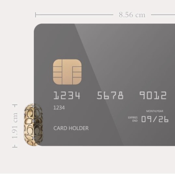 Women’s Coach Quilted Signature Chunky Hoop Earrings - Picture 4 of 6